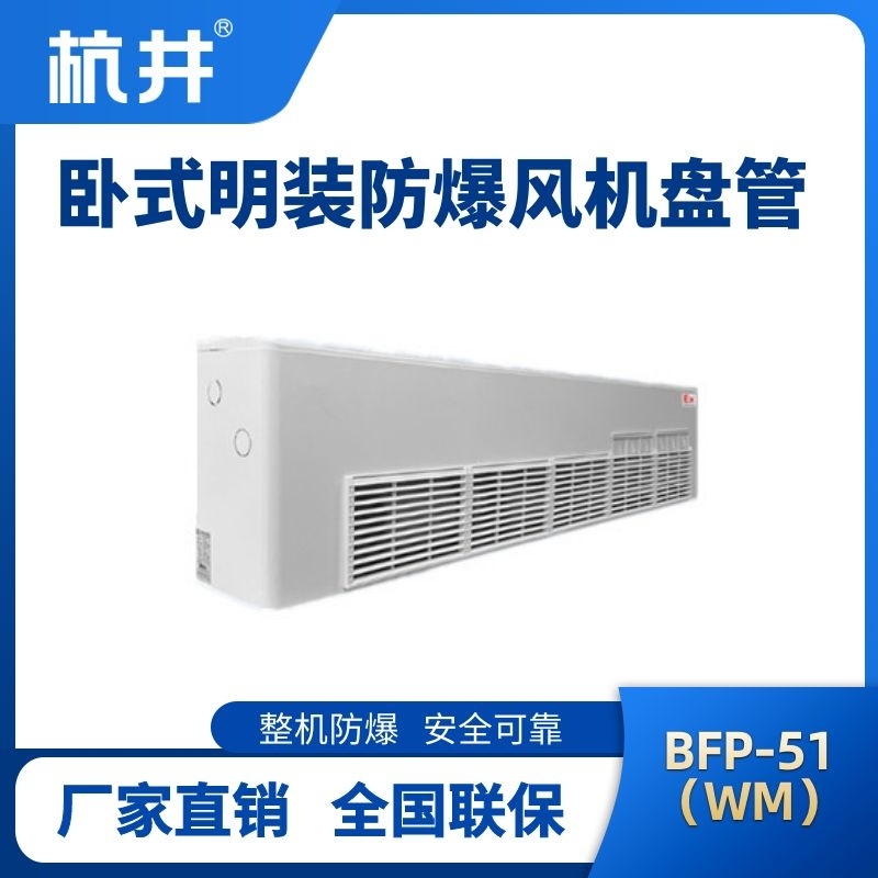 BFP51(WM) 臥式明裝防爆風(fēng)機(jī)盤管